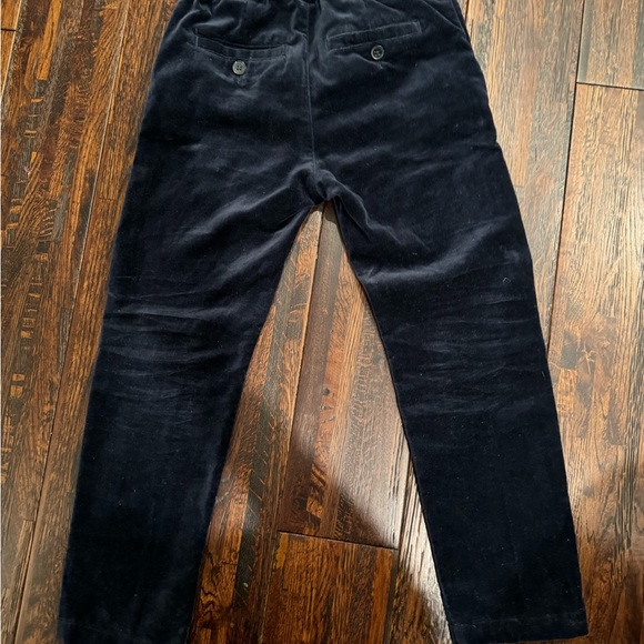 H&M Boys Slim Navy Velvet Velour Suit 2pcs - Picture 7 of 7